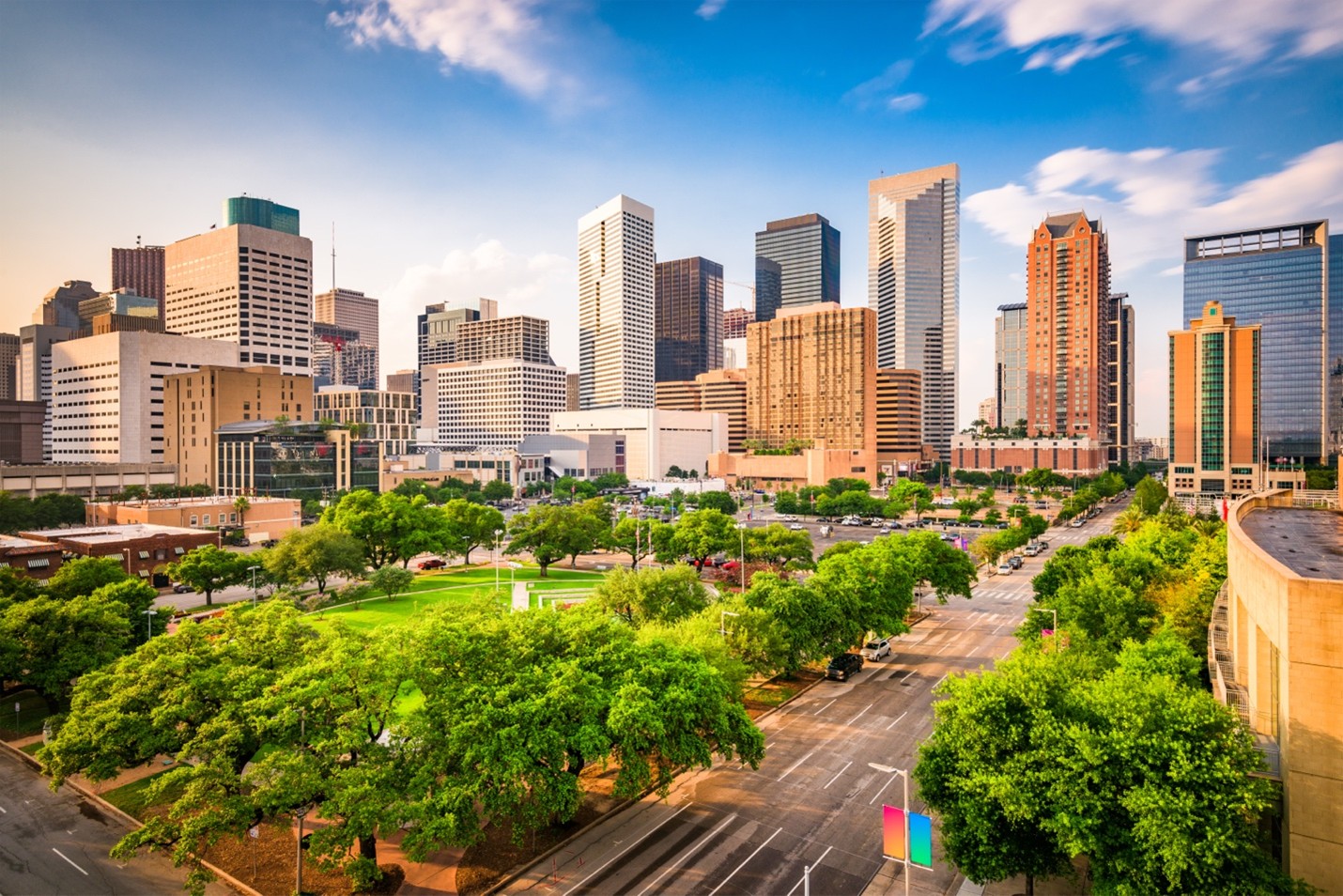 Modern real estate property in Houston, Texas