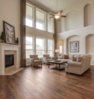 Engineered hardwood install after